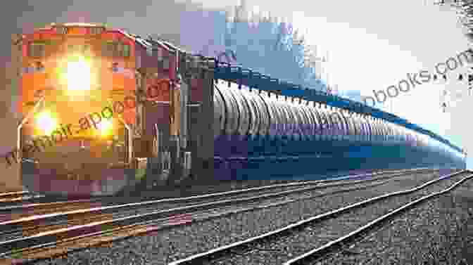 A BNSF Railway Train Hauling A Long Line Of Freight Cars. BNSF Railway C And S Dunlop