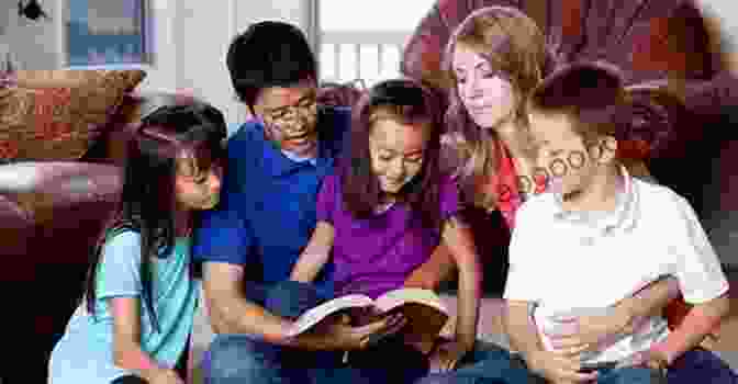 A Family Gathered Around, Reading The Little Dragon COBORON (English Edition)