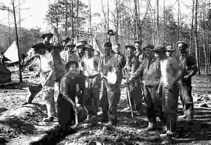 A Group Of Young Men Working In The Civilian Conservation Corps Riding The Rails: Teenagers On The Move During The Great Depression