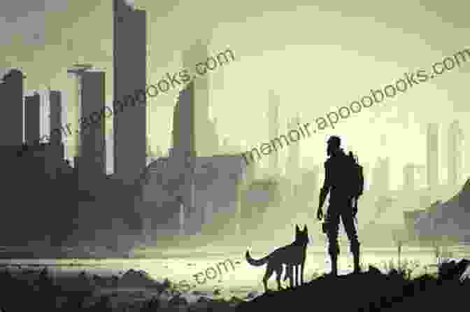 A Lone Dog Stands Amidst The Ruins Of A Post Apocalyptic City The Last Dog On Earth