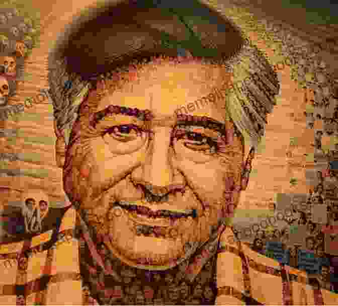 A Misty Figure Of Cesar Chavez, His Eyes Glowing Eerily In The Darkness The Ghost Of Cesar Chavez