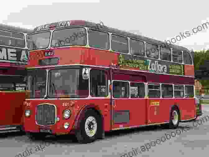 A Red And White Dennis Loline Bus In Dublin, Ireland. British Built Buses Abroad In The 1980s