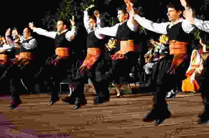 A Traditional Greek Dance, Showcasing The Vibrant Cultural Heritage Learning Greek: The Travel Guide To Language About Greek