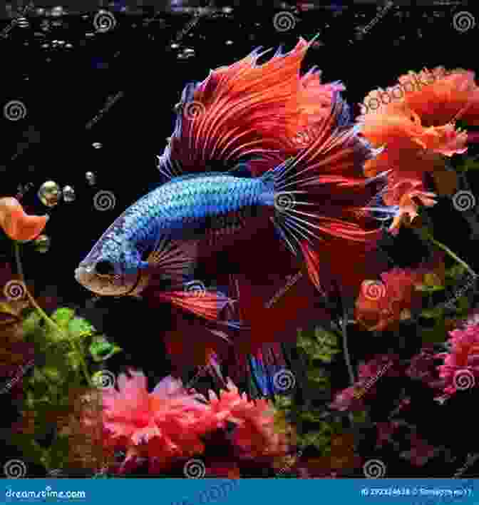 A Vibrant Betta Fish Swimming Gracefully In Its Aquarium. Beginning With Bettas Bob Hole