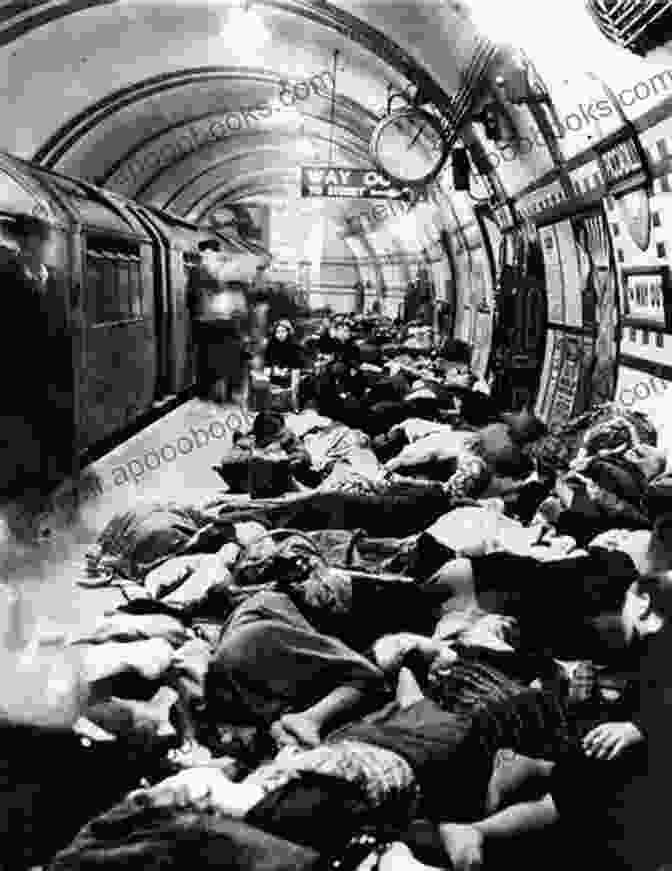 Black And White Photo Of Children Sleeping On Benches In A London Underground Station During The Blitz London S Children At War: A Collection Of World War II Stories From The Children Of London Who Experienced It