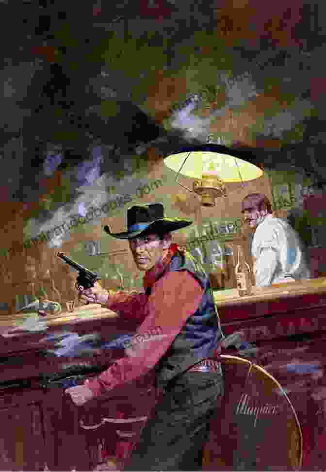 Cowboy Shootout In Front Of A Saloon In The American West Jason Foster (Post Civil War Western Justice)