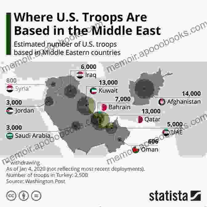 Detailed Map Of The Middle East Region With Military Installations And Bases Highlighted The Middle East Military Balance 1987 1988