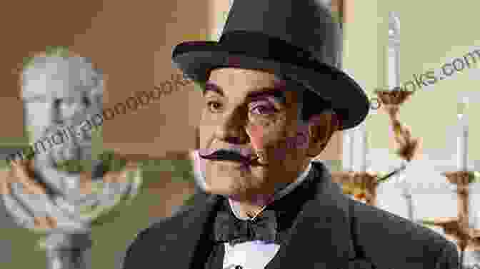 Hercule Poirot, The Renowned Detective, Standing In Front Of A Dimly Lit Room, With A Magnifying Glass In His Hand, Examining A Clue The Big Four: A Hercule Poirot Mystery (Hercule Poirot 5)