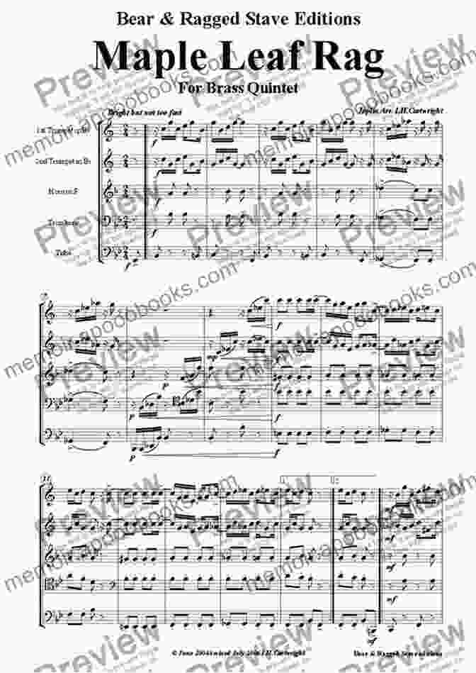 Maple Leaf Rag Brass Quintet Score Maple Leaf Rag Brass Quintet (score)