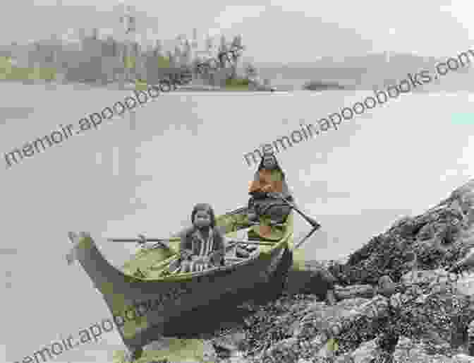 Native American Canoe On The Mystic River, With A Village In The Background The Mystic River A Natural And Human History And Recreation Guide