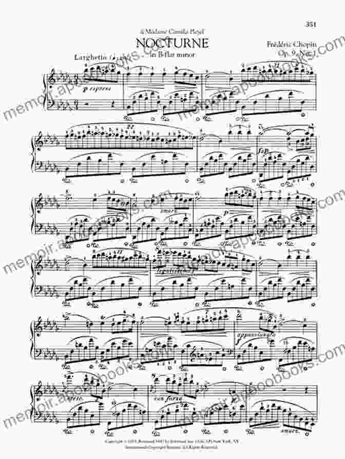 Sheet Music: Chopin Nocturne Op. 9 No. 2 In E Flat Minor Chopin Nocturne Op 9 No 2 Sheet Music In B Flat Minor