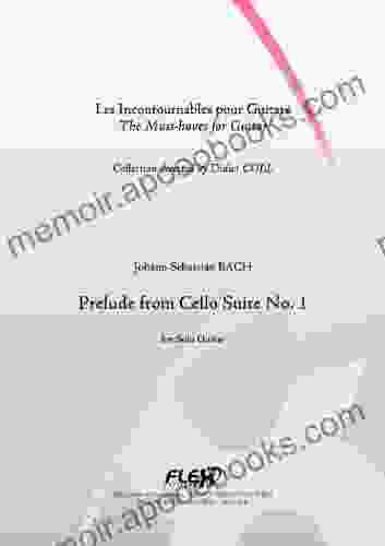 CLASSICAL SHEET MUSIC Prelude From Cello Suite No 1 BACH Solo Guitar